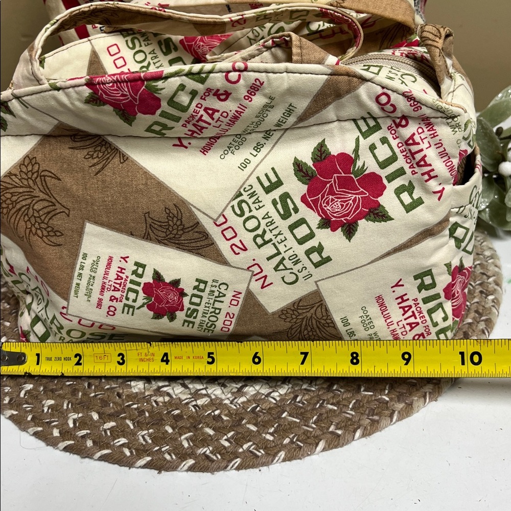 VTG one of a kind Calrose Rice Bag & Shirukiku Calrose Rice Bags totes - Picture 6 of 13